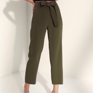 Wilfred Aritzia Jallade Tie-Front Pants Army Green